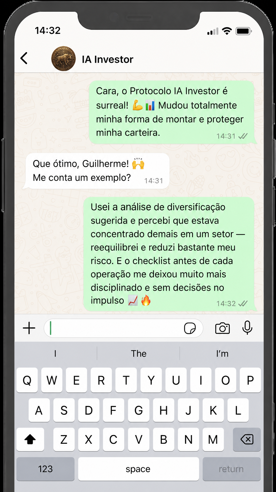 Depoimento de Guilherme sobre o Protocolo IA Investor